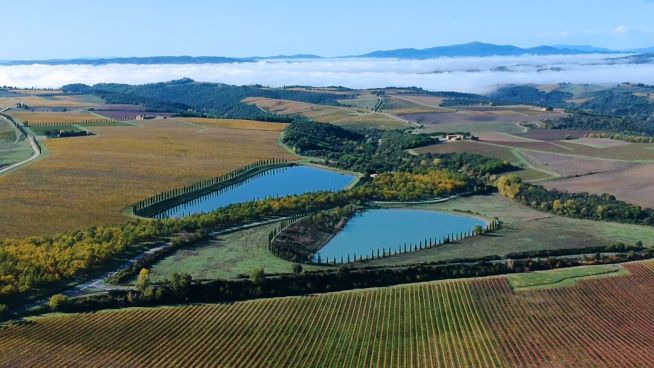 Wunderschöne Orte: Val dOrcia in der Toskana