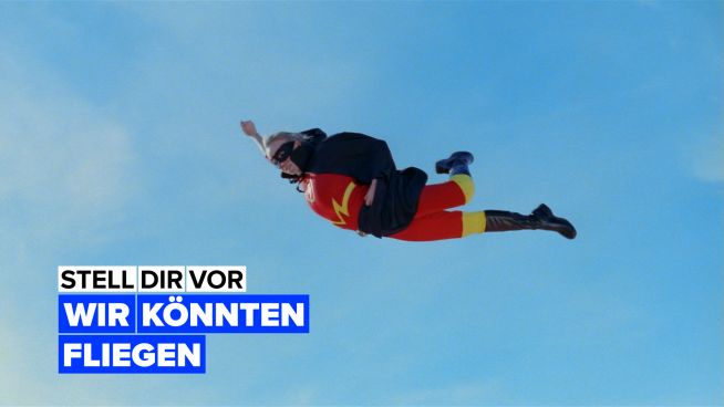 Stell dir vor, wir Menschen könnten fliegen