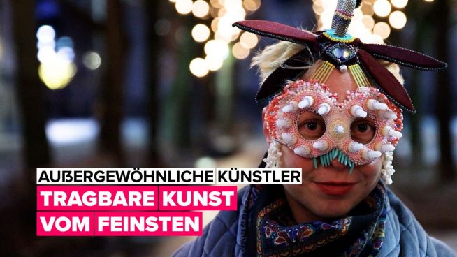 Außergewöhnliche Künstler: tragbare Kunst