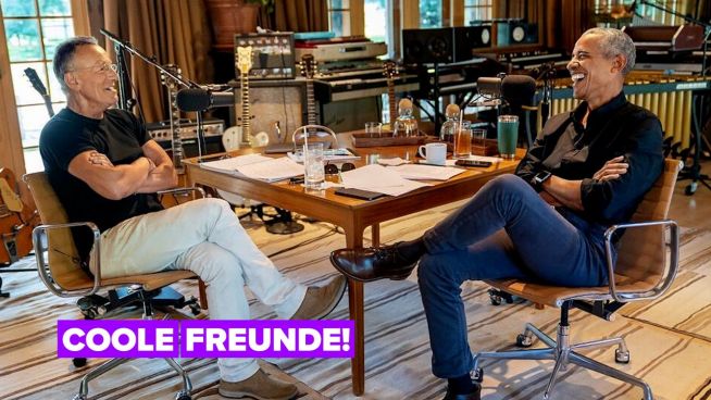 Barack Obama und Bruce Springsteen haben einen neuen Podcast