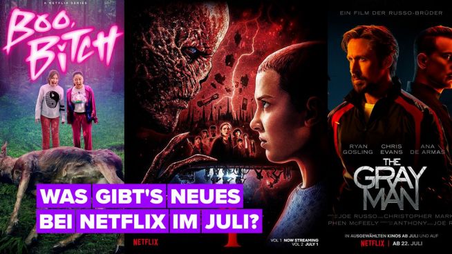 Die 5 besten Filme und Serien bei Netflix im Juli